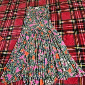 Lilka, pink print, summer dress